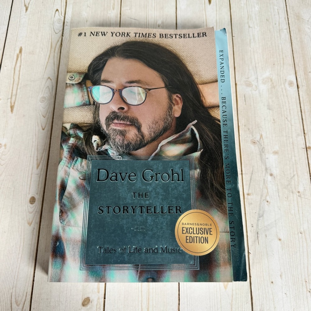 The Storyteller Dave Grohl 2023 Expanded B&N Exclusive Music Memoir Paperback